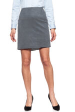 DAMSKA SPÓDNICA TOM TAILOR FAKE VELOUR LEATHER SKIRT-wyprzedaż