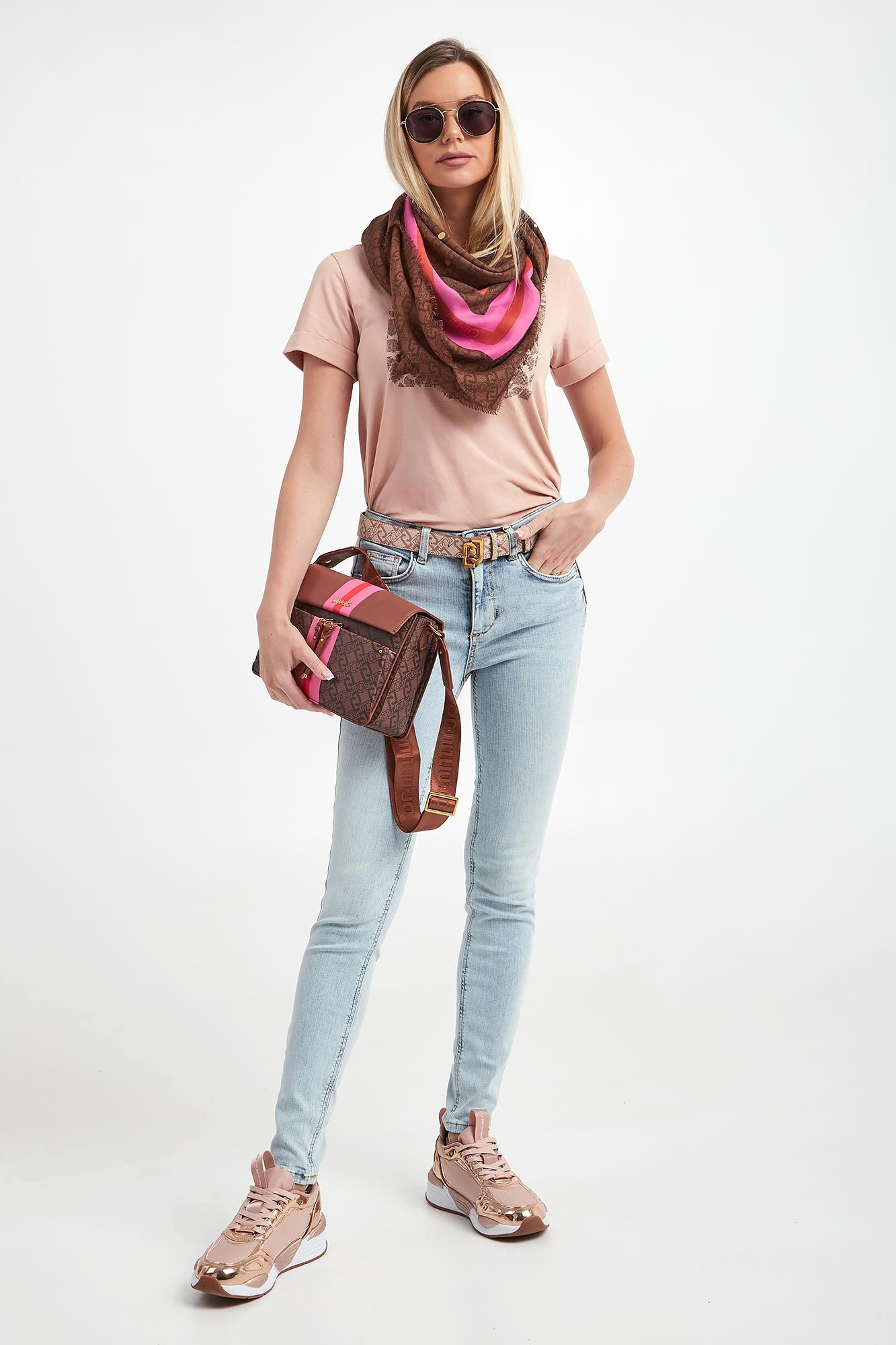 Jeansy damskie Bottom Up LIU JO-wyprzedaż