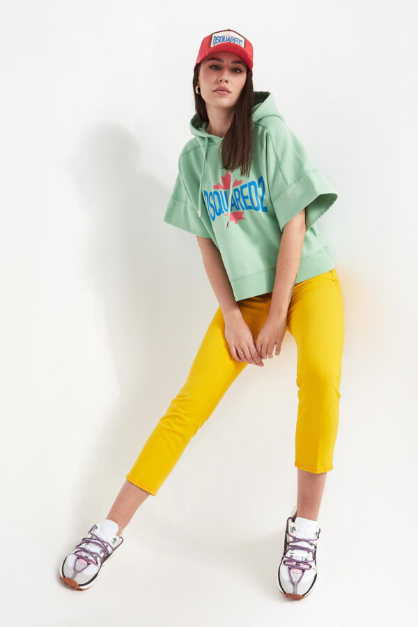 Jeansy damskie Cool Girl Cropped Jean DSQUARED2-wyprzedaż