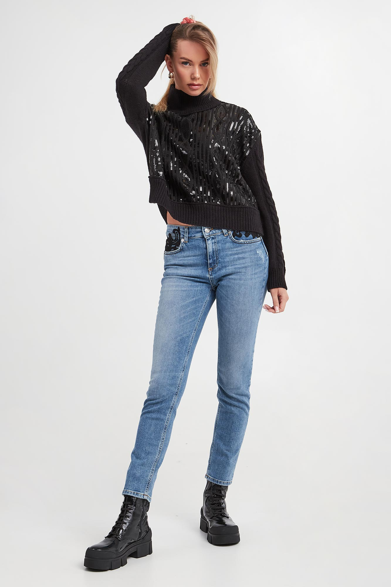 Jeansy damskie ERMANNO FIRENZE-wyprzedaż