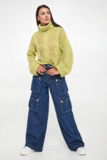 Jeansy damskie cargo LIU JO-wyprzedaż