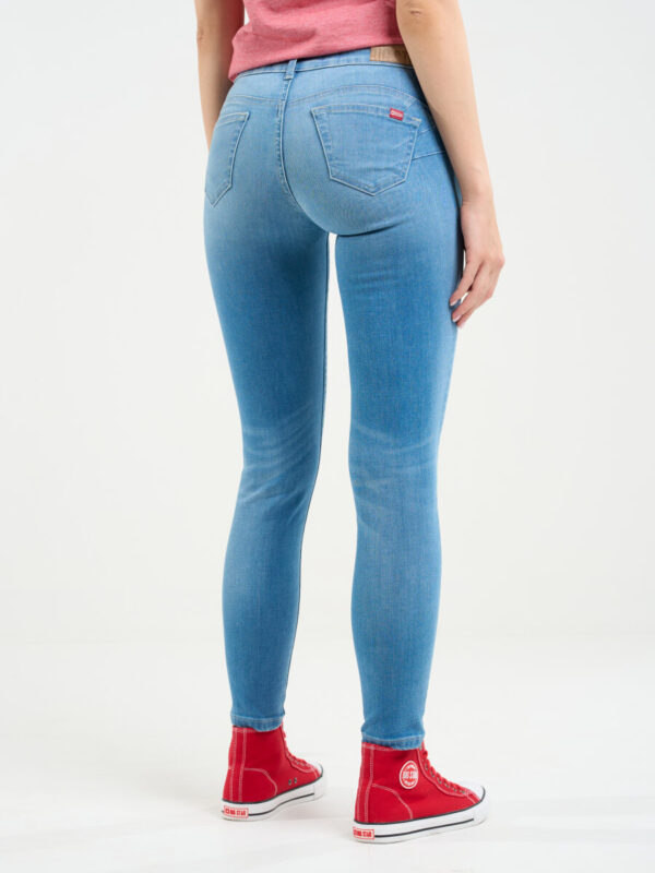 Jeansy damskie push up niebieskie Melinda 301-wyprzedaż