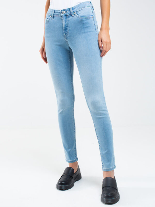 Jeansy damskie skinny jasnoniebieskie Adela 105-wyprzedaż