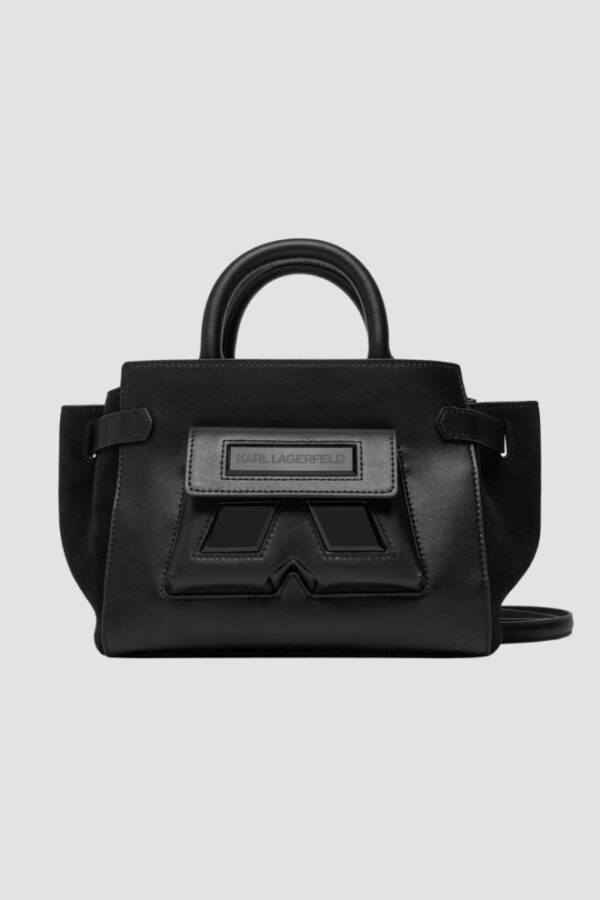KARL LAGERFELD Czarna damska torebka Ikon/k Sm Tote-wyprzedaż
