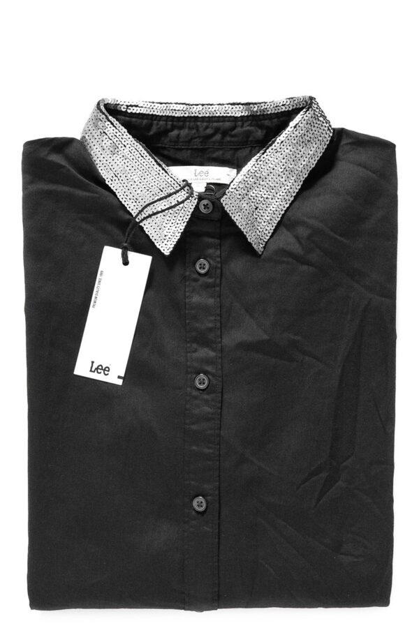 KOSZULA DAMSKA LEE PLAIN SHIRT WITH SEQ L48GBT02-wyprzedaż