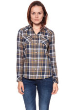 KOSZULA WRANGLER CHECK SHIRT DUSTY OLIVE W5240LU45 112129348-wyprzedaż