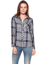 KOSZULA WRANGLER FLUID SHIRT NAVY W5239SL35 112129345-wyprzedaż