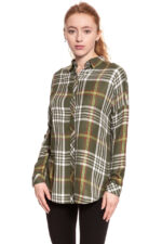 KOSZULA WRANGLER LOOSE SHIRT ARMY GREEN W513LLZV7 112129270-wyprzedaż