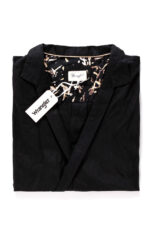 KOSZULA WRANGLER L/S WRAP SHIRT BLACK W5180BD01-wyprzedaż