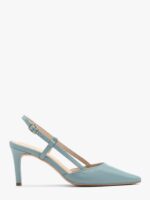 Niebieskie czółenka typu slingback OFELIA-wyprzedaż