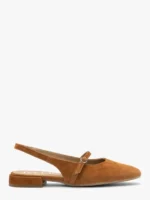 Rude czółenka slingback-wyprzedaż