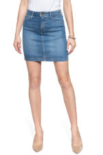SPÓDNICA JEANSOWA LEE MID SKIRT SIMPLE FOCUS L38JLTZJ 112108227-wyprzedaż