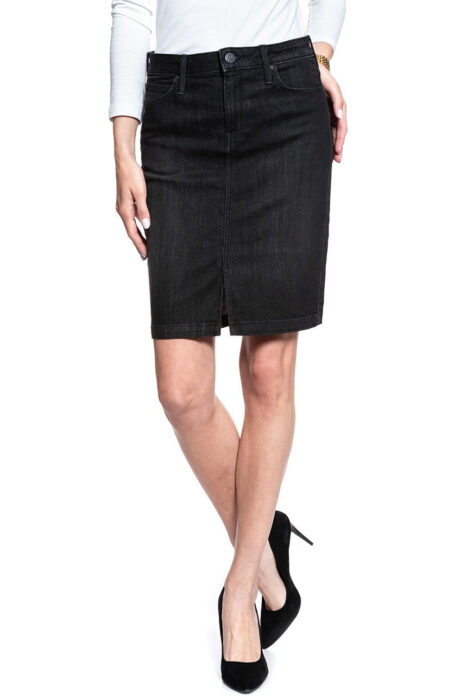 SPÓDNICA JEANSOWA LEE PENCIL SKIRT BLACK ORRICK L38GDWJN 112108169-wyprzedaż