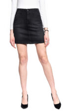 SPÓDNICA JEANSOWA LEE TAILORED A LINE SKIRT BLACK TYRO L38BCPJW 112108136-wyprzedaż