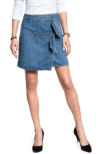 SPÓDNICA JEANSOWA MUSTANG Wrap Skirt 1007016 5000 680-wyprzedaż