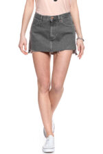 SPÓDNICA JEANSOWA WRANGLER RETRO SKIRT GREY MULES W241RJ24R 112127920-wyprzedaż