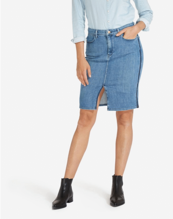 SPÓDNICA JEANSOWA WRANGLER SPÓDNICA INDIGO UNIFORM W29L9286F-wyprzedaż
