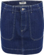 SPÓDNICA WRANGLER CARPENTER SKIRT WORKWEAR BLUE W29WFH20X 112128597-wyprzedaż