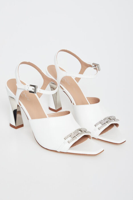 Sandały damskie na obcasie BALDININI-wyprzedaż