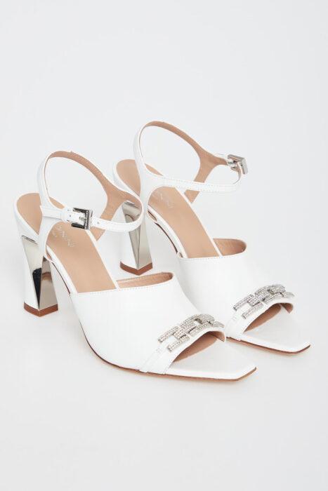 Sandały damskie na obcasie BALDININI-wyprzedaż