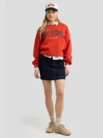 Spódnica damska jeansowa mini granatowa Margaret 657-wyprzedaż