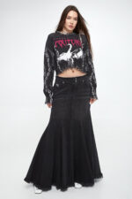 Spódnica maxi VERSACE JEANS COUTURE-wyprzedaż