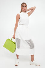 Spódnica midi ARMANI EXCHANGE-wyprzedaż