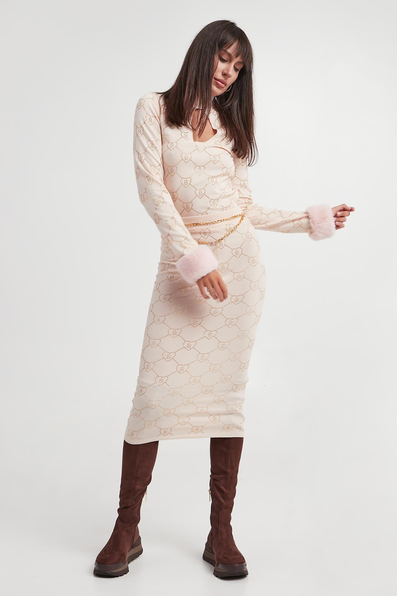 Spódnica midi BLUGIRL BLUMARINE-wyprzedaż