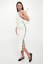 Spódnica midi DKNY JEANS-wyprzedaż