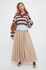 Spódnica plisowana Bleu WEEKEND MAX MARA-wyprzedaż