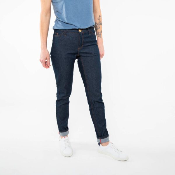 Spodnie wspinaczkowe damskie jeansy 1083 made in France-wyprzedaż