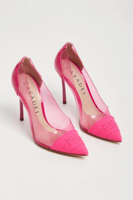 Szpilki transparentne CASADEI-wyprzedaż