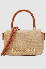 VALENTINO Brązowa torebka Copacaban Satchel-wyprzedaż