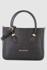 VALENTINO Czarna torebka Montmartr Shopping-wyprzedaż