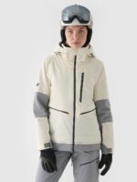 4F Kurtka narciarska membrana 15000 damska - biała XL-wyprzedaż