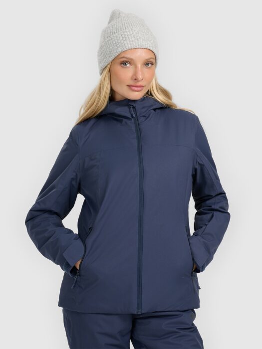 4F Kurtka narciarska membrana 5000 damska - granatowa L-wyprzedaż