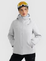 4F Kurtka narciarska membrana 5000 damska - szara S-wyprzedaż