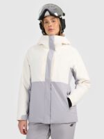 4F Kurtka narciarska membrana 8000 damska - beżowa M-wyprzedaż