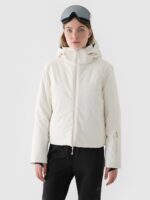 4F Kurtka narciarska membrana Dermizax 20000 damska - biała XL-wyprzedaż