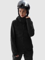 4F Kurtka narciarska membrana Dermizax 20000 damska - czarna XXL-wyprzedaż