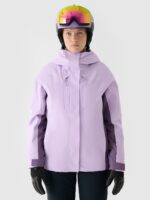 4F Kurtka narciarska membrana NeoDry 10000 damska - fioletowa XXL-wyprzedaż