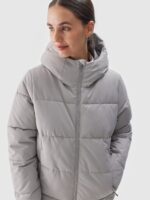 4F Kurtka narciarska membrana NeoDry 5000 damska - szara XL-wyprzedaż