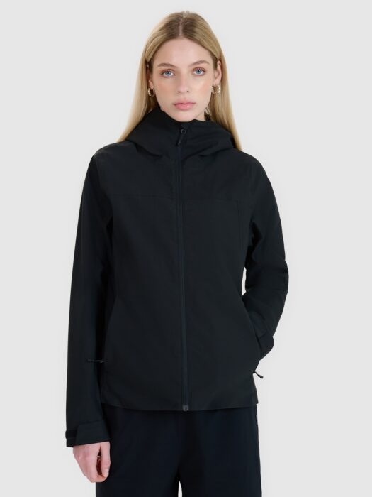 4F Kurtka przejściowa membrana 5000 damska - czarna XL-wyprzedaż