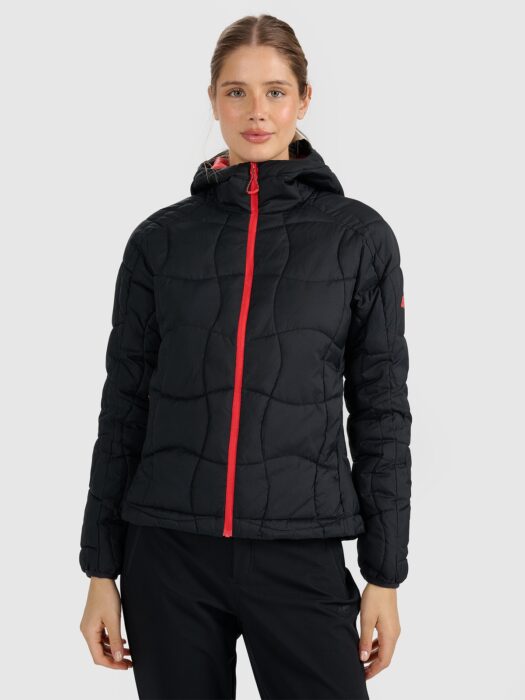 4F Kurtka puchowa z wypełnieniem Primaloft Silver damska - czarna M-wyprzedaż