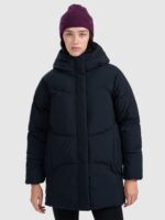 4F Kurtka puchowa z wypełnieniem syntetycznym damska - czarna S-wyprzedaż