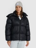 4F Kurtka puchowa z wypełnieniem syntetycznym damska - czarna XS-wyprzedaż