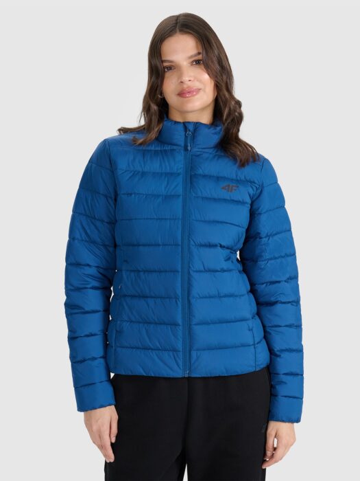 4F Kurtka puchowa z wypełnieniem syntetycznym damska - granatowa S-wyprzedaż