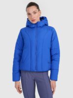 4F Kurtka puchowa z wypełnieniem syntetycznym damska - niebieska XL-wyprzedaż