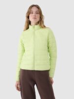 4F Kurtka puchowa z wypełnieniem syntetycznym damska - zielona XS-wyprzedaż