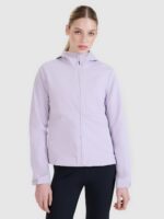 4F Kurtka softshell wiatroodporna membrana 5000 damska - fioletowa XS-wyprzedaż